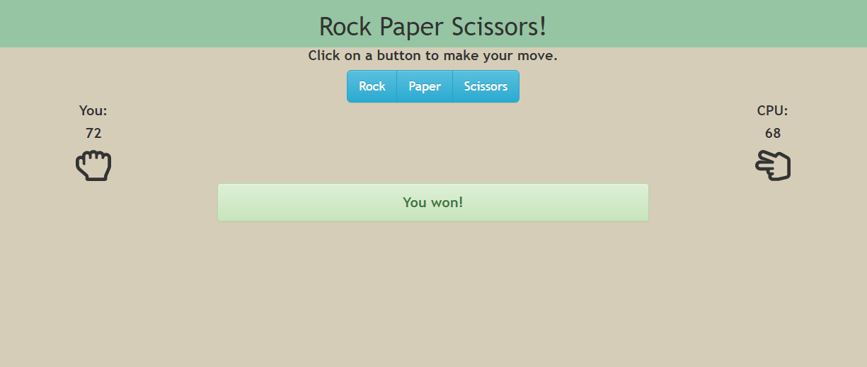Rock Paper Scissors